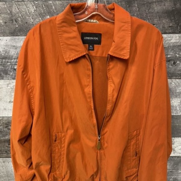 Men's Orange Jacket LONDON FOG Size XL **EUC** - Picture 1 of 7